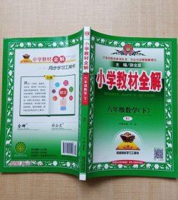 85成新  人教版小学教材全解 6六年级数学下册RJ