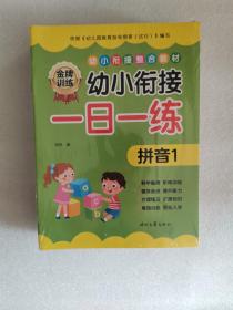 幼小衔接教材全套16册 一日一练幼儿园大班升一年级学前训练学前班天天练拼音/数学/英语/语言合理练习