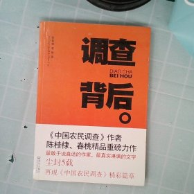 【正版图书】调查背后陈桂棣 春桃9787543045897武汉出版社2010-04-01普通图书/政治