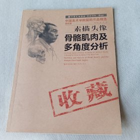 中国美术学院艺术书系·中国美术学院留院作品精选（基础篇）：素描头像骨骼肌肉及多角度分析