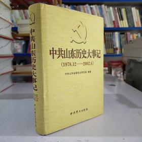 中共山东历史大事记:1978年12月～2002年6月