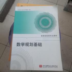 高等学校研究生教材：数学规划基础