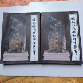 桂林雅园碑林碑帖集萃(上 下册)全二本