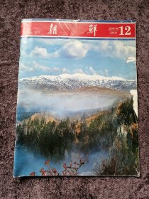 朝鲜画报（2019年第12期）封面有破损，个别页面有水渍印。