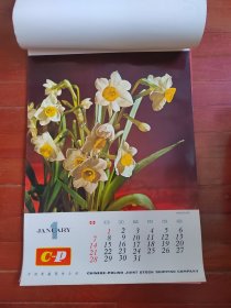 1979年花卉挂历13张全。