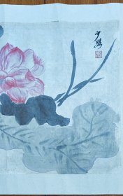 韩少婴 花卉 尺寸：26*36cm