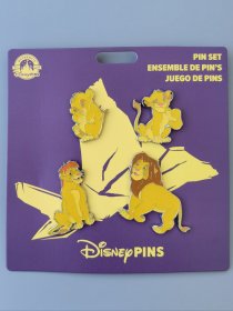 正版迪士尼狮子王纪念徽章一套