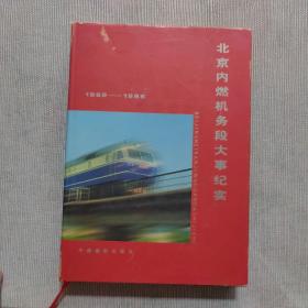 北京内燃机务段大事纪实:1962～1998