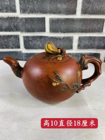 清代紫砂壶、品相如图、