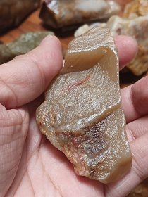 寿山冻石原石 细腻 国石不是白给的 放了十年 没有火气了 能雕个把件 能切章 青田石/练习章料 印章石料篆刻印石摆件 鸡血 昌化巴林寿山62