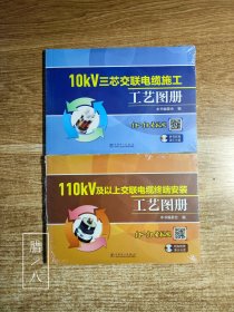 10kV三芯交联电缆施工工艺图册/110kV及以上交联电缆终端安装工艺图册（两册近全新未开封 均有光盘 合售）