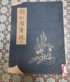 顾松园医镜 原版老旧中医书籍，中医验方，人民卫生出版社32开平装本。