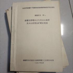 新疆东准噶尔古生代火山地质及火山岩型金矿靶区优先