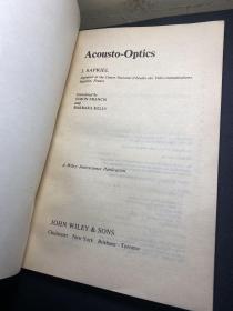 Acousto-Optics 声-光学（英文，J.SAPRIEL著）