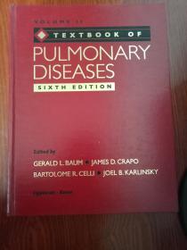 TEXTBOOK OF PULMONARY DISEASES SIXTH EDITION 肺病教科书第六版