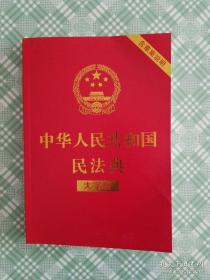 中华人民共和国民法典（大字版32开大字条旨红皮烫金）2020年6月新版