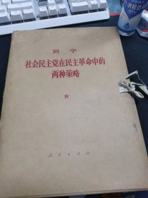 列宁 社会民主党在民主革命中的两种策略（16开大字本 一函二册 内品好无笔迹划线 品相见图）