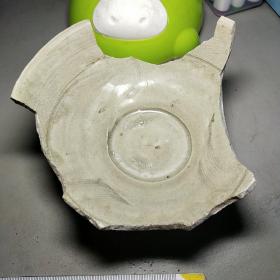 茉莉瓷片:北宋龙泉窑碗瓷片 含天地人15厘米