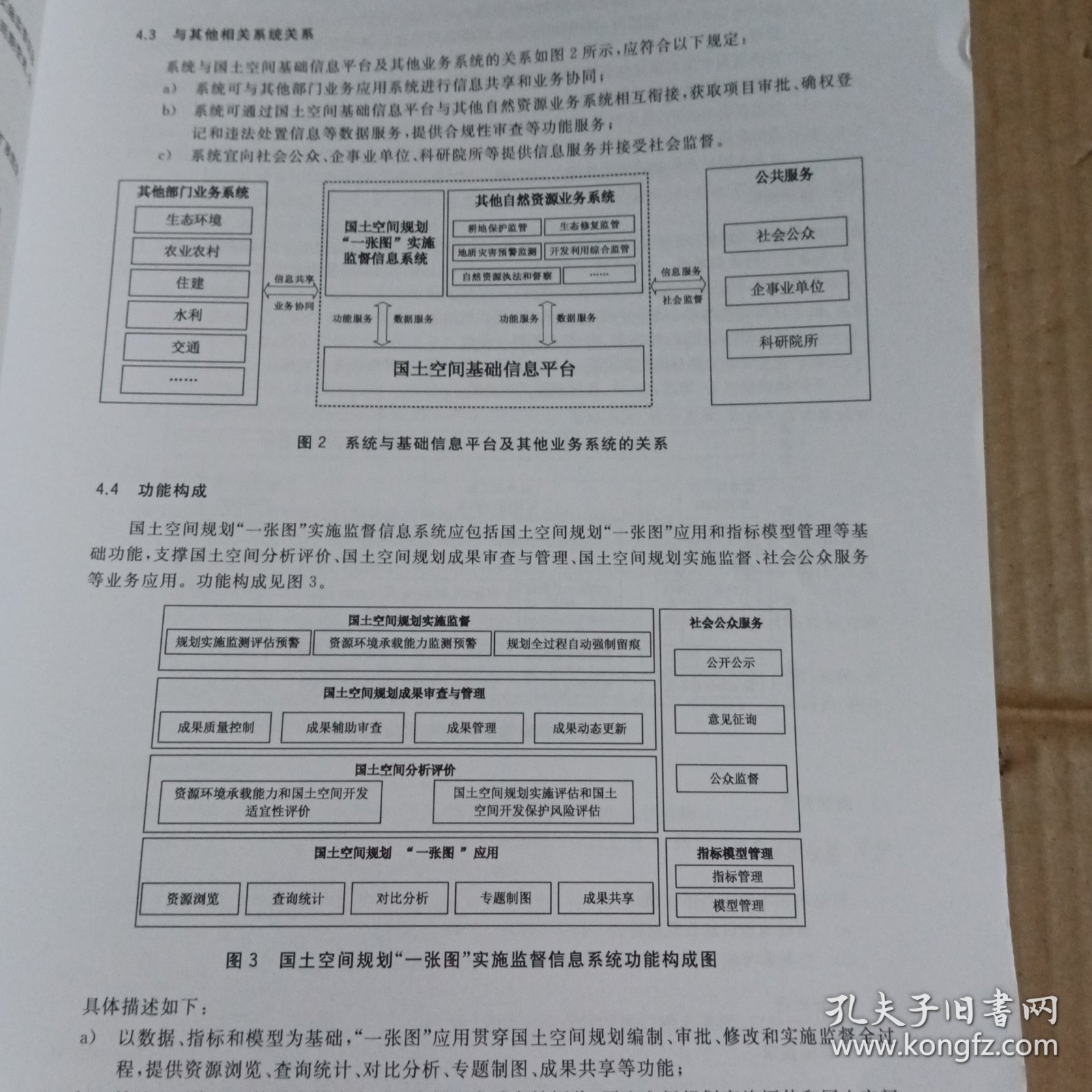 国土空间规划一张图，实施监督信息系统技术规范。