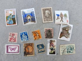 欧洲邮票14枚