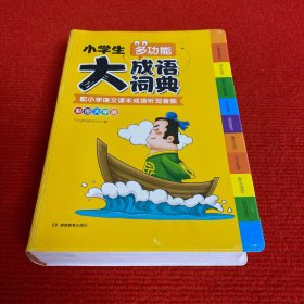 小学生多功能大成语词典彩图大字版配小学语文课本成语听写音频成语故事接龙字典1-6年级工具书大全