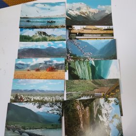 西藏风光（明信片）12张