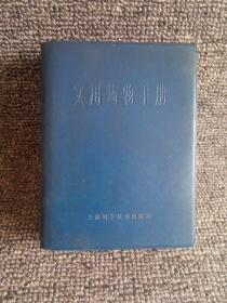 实用药物手册（附104种注射液物理化学配伍禁忌表索引）