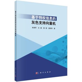 【正版书籍】基于特权信息的灰色支持向量机