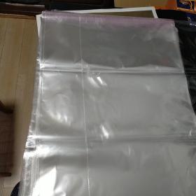 【自封袋】二开宣传画、年画、电影海报专用自封袋(5丝55*80cm)100个，装2开宣传画，尺寸很合适。(圆筒邮寄请勿选择挂刷)