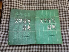 文学描写辞典 小说部分（上下册全，82年1版1印）