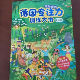 德国专注力训练大书第二辑幼儿思维训练书益智游戏全脑开发德国专注力训练大书：第二辑（套装共4册）