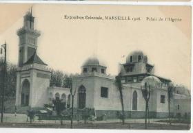 1906年法国马赛世博会阿尔及利亚宫殿明信片
