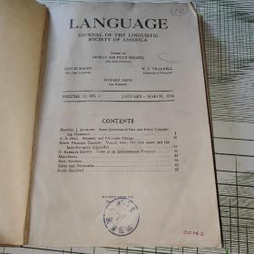 LANGUAGE 1936年1-4