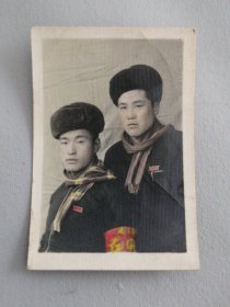 特殊时期红卫兵后上色照片