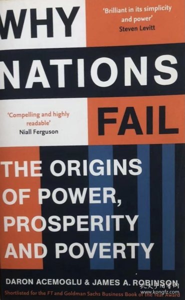 Why Nations Fail：The Origins of Power, Prosperity, and Poverty