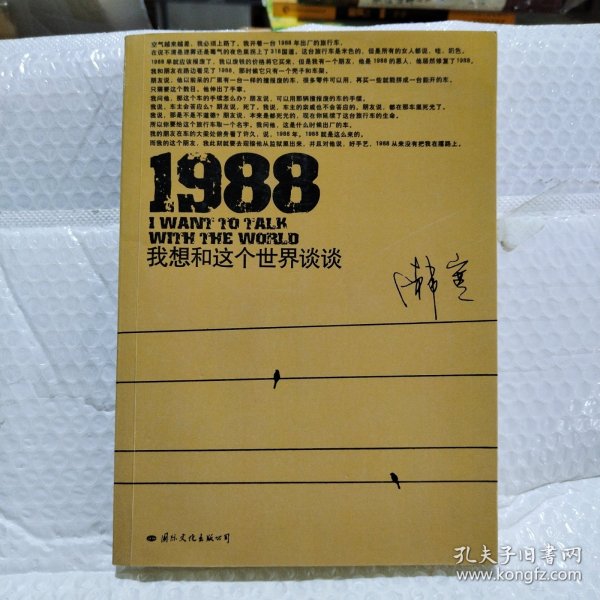 1988：我想和这个世界谈谈