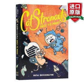 英文原版 CatStronauts: Race to Mars猫猫历险记#2 全彩漫画书太空宇宙题材 英文版 进口英语原版书籍