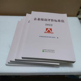 企业绩效评价标准值 2022【库存书，设翻阅过，品如图】