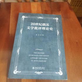 20世纪俄苏文学批评理论史