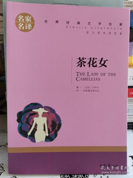 茶花女 中小学生课外阅读书籍世界经典文学名著青少年儿童文学读物故事书名家名译原汁原味读原著