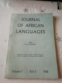 【Journal of African Languages（非洲语言杂志，1968.7）】（馆藏）