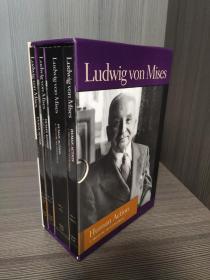 （平装书盒版，保存良好，国内现货，4册合售）Human Action: A Treatise on Economics  Ludwig von Mises 人的行为：经济学专论  路德维希．冯．米塞斯 奥地利经济学派重要著作