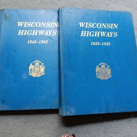MISCONSIN HIGHW AYS 1835-1945、1945-1685 共2本合售