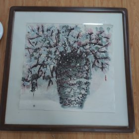 写意画【006】高国华国画 一九四一年生于西安，祖籍山东济南人。 素喜丹青，七十年代初曾师著名画家叶访樵先生。以书画自娱，其责己也重以周，其待人也轻以约。淡泊宁静，然观其画，浑厚天成，酣畅淋漓，以扫纤靡浮俗之气，画家不拘数家，其自诩直抒胸意而已，似于画外有所得者。高国华先生现为:陕西省美术家协会会员。西安市美术家协会会员。陕西书画研究会。西安中国画研究院画家。锦墨堂书画研究院高级顾问。