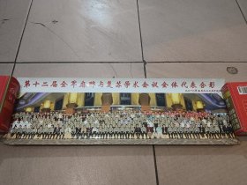 大尺寸合影照片，第十二届全军麻醉与复苏学术会议全体代表合影，2010年5月29日于沈阳，尺寸大概60.5乘20厘米左右，带原盒
