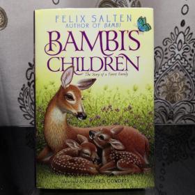 Bambi's Children: The Story of a Forest Family  小鹿斑比 Felix Salten 费利克斯•萨尔腾 英文/英语原版 精装 开本13.97 x 20.96 cm