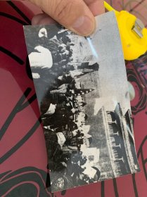 新华社六七十年代发稿照片-1924年12月北京群众在天安门前开始欢迎孙中山先生到京大会，14*8厘米