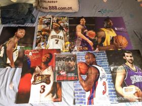当代体育 绝对巨星系列 NBA1996黄金一代 科比艾弗森马布里等巨星 附带原版七张海报，绝版收藏
