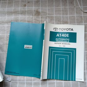 TOYOTA A140E AUTOMATIC TRANSAXLE REPAIR MANUAL Jun.,1991