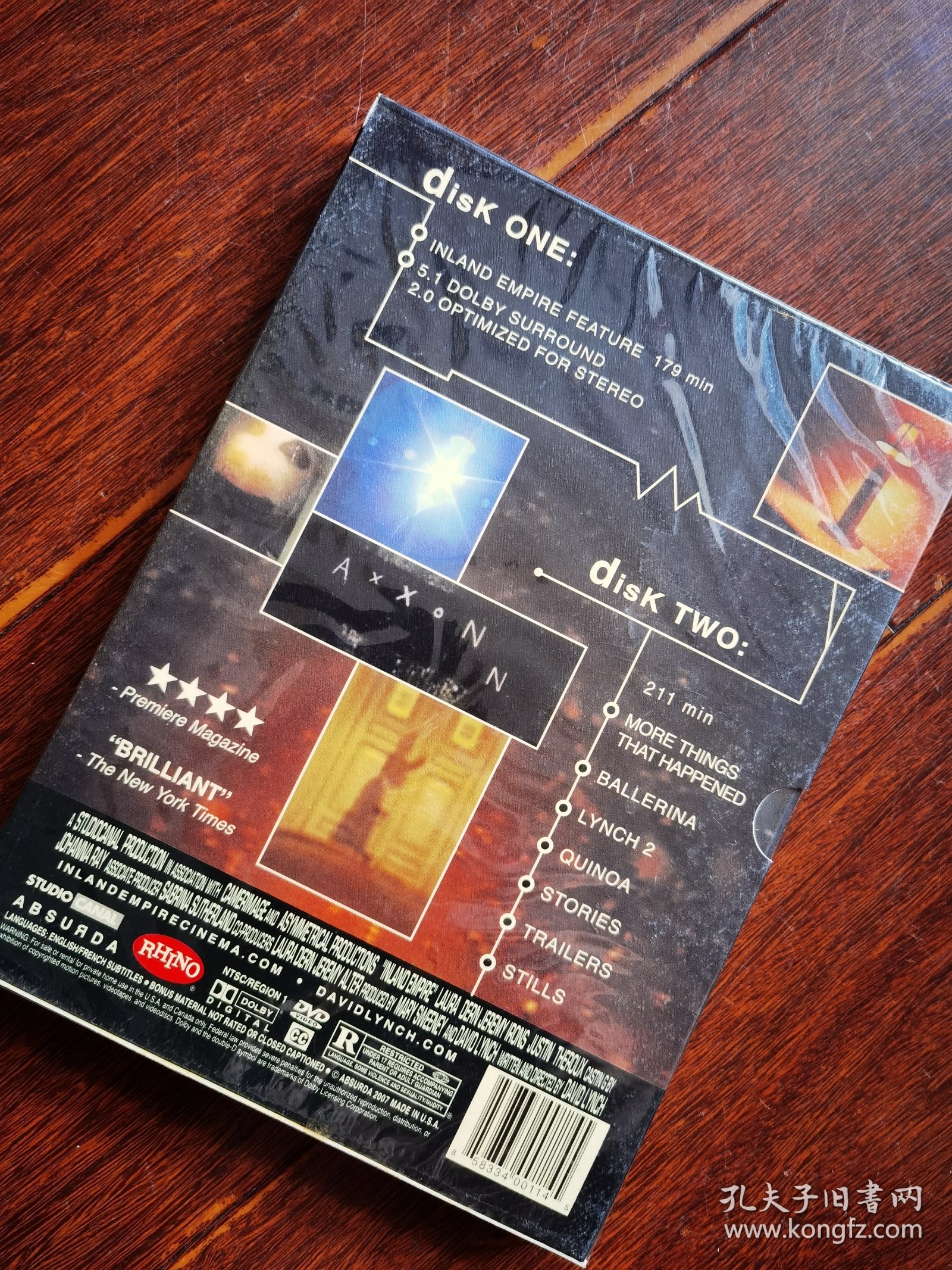 点击查看原图 内陆帝国 特别收藏版 2DVD F9精装